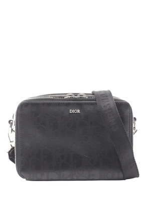 Christian Dior Pre-Owned 2010-2025 Perforated Oblique Calfskin Galaxy crossbody bag - Black