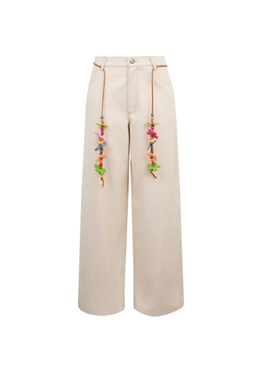 Mira Mikati belt relaxed-fit pants - Neutrals