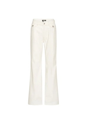 ROTATE BIRGER CHRISTENSEN high-waisted flared jeans - Neutrals