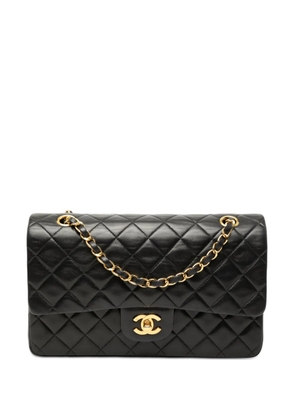 CHANEL Pre-Owned 1991-1994 Medium Classic Lambskin Double Flap shoulder bag - Black