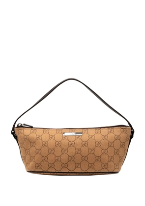 Gucci Pre-Owned 2000-2015 GG Canvas Boat shoulder bag - Brown