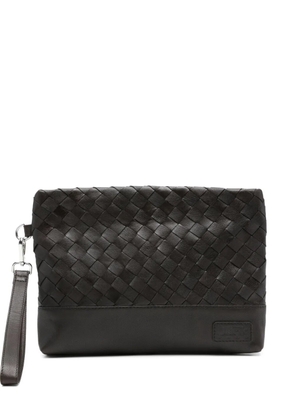 THE JACK LEATHERS Claude clutch bag - Brown