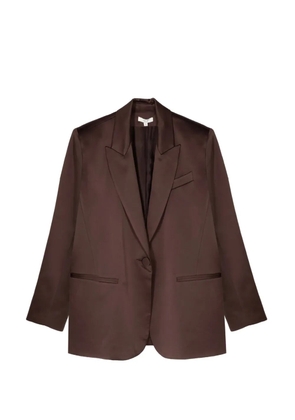 The Sei oversized silk blazer - Brown