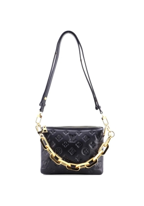 Louis Vuitton Pre-Owned Coussin Bag Monogram Embossed Lambskin BB crossbody bag - Black