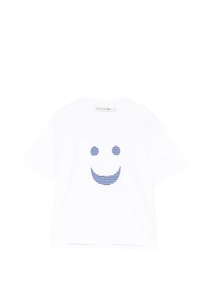Joshua Sanders smiley striped T-shirt - White