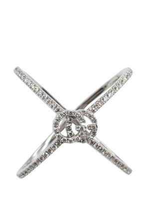 Gucci Pre-Owned GG Running diamond ring - Silver