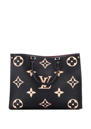 Louis Vuitton Pre-Owned OnTheGo Tote Bicolor Monogram Empreinte Giant MM shoulder bag - Black