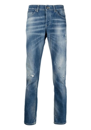DONDUP distressed mid-rise jeans - Blue