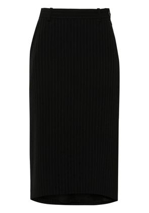 Balenciaga Hourglass midi skirt - Black