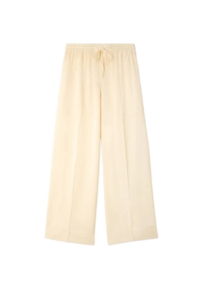SANDRO drawstring palazzo trousers - Neutrals