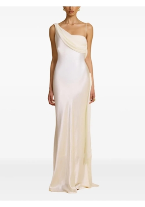 ARCINA ORI Helena asymmetric gown dress - White