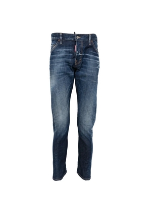 DSQUARED2 logo-patch belt-loop jeans - Blue