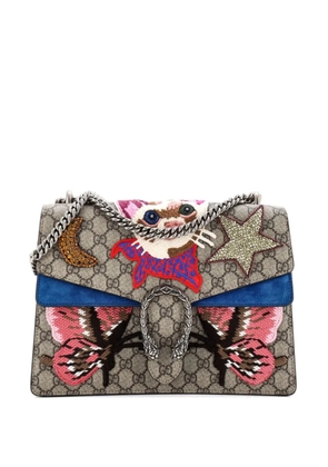 Gucci Pre-Owned Dionysus Bag Embroidered GG Coated Canvas Medium shoulder bag - Brown