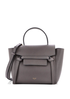 Celine Pre-Owned Belt Bag Textured Leather Nano shoulder bag - Grey