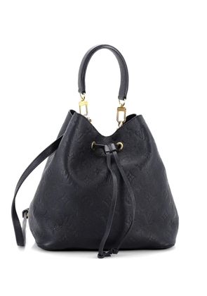 Louis Vuitton Pre-Owned NeoNoe Handbag Monogram Empreinte Leather MM bucket bag - Black