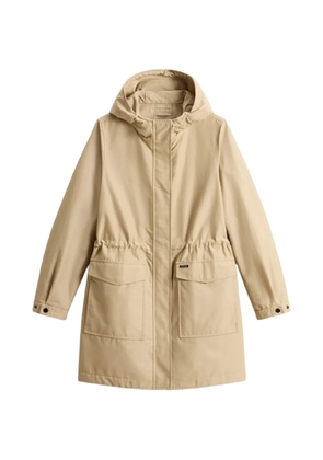 Woolrich adjustable hooded parka coat - Neutrals
