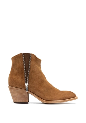 Officine Creative Sydney side-zip boots - Brown