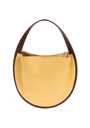 Jil Sander Pivot leather tote bag - Yellow