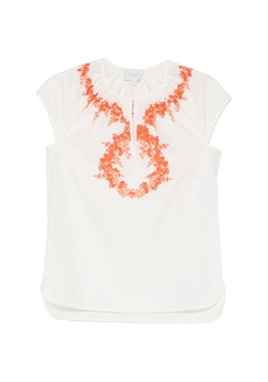 Giambattista Valli floral blouse - White