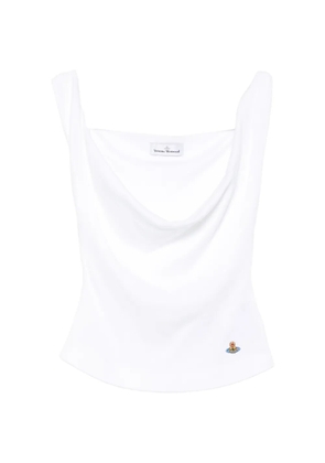 Vivienne Westwood square neck top - White