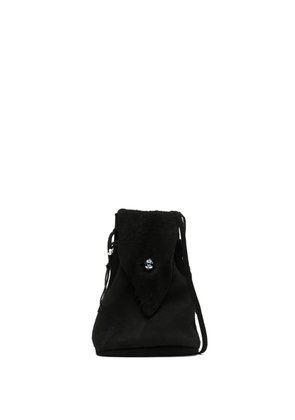 Undercover leather messenger bag - Black