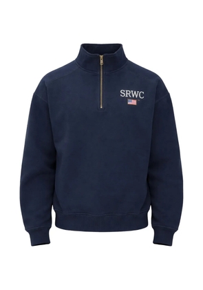 Sporty & Rich half-zip sweatshirt - Blue
