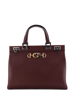 Gucci Pre-Owned Zumi Top Handle Bag Leather Medium satchel - Red