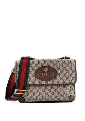 Gucci Pre-Owned Neo Vintage Flap Messenger GG Coated Canvas Medium crossbody bag - Brown