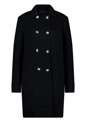 Giambattista Valli double-breasted wool-blend coat - Black