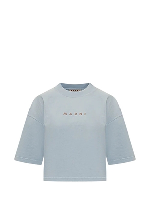 Marni cropped T-shirt - Purple
