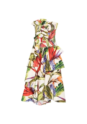 FARM Rio off-shoulder midi dress - Neutrals