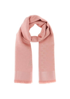 Gucci fringed scarf - Pink