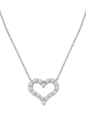 Tiffany & Co. Pre-Owned diamond heart necklace - Silver