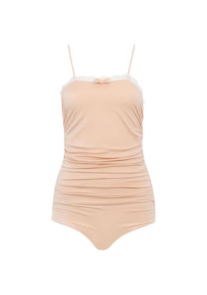 Chloé lace-trim bodysuit - Neutrals
