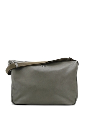 Prada Pre-Owned Zip Vitello Daino Large shoulder bag - Green