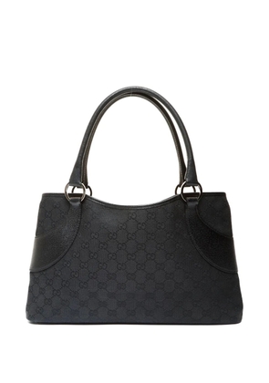 Gucci Pre-Owned 1990s GG canvas shoulder bag - Black