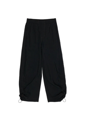 Bimba y Lola elastic-waist trousers - Black