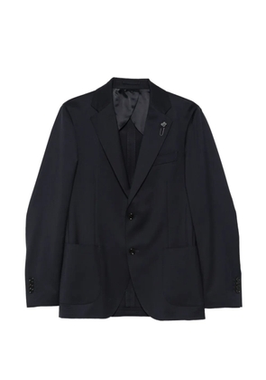 Lardini notched-lapel blazer - Blue