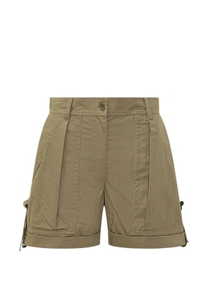 ISABEL MARANT drawstring cuffed shorts - Green