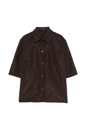 Sofie D'hoore Biscay buttoned short-sleeved shirt - Brown