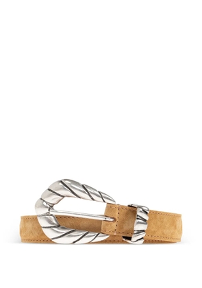 IRO baby Embella suede buckle belt - Neutrals