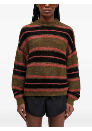 Osklen striped long-sleeve sweater - Brown