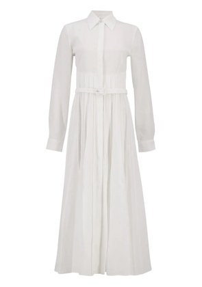 Gabriela Hearst Dewi linen midi shirt dress - White