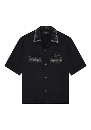 AMIRI rhinestone-embellished shirt - Black