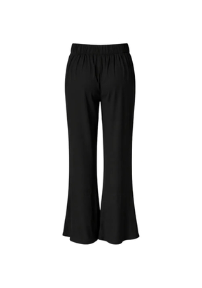 SILK95FIVE elasticated flared trousers - Black