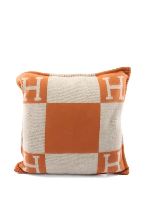 Hermès Pre-Owned PM Avalon squares cushion - Orange