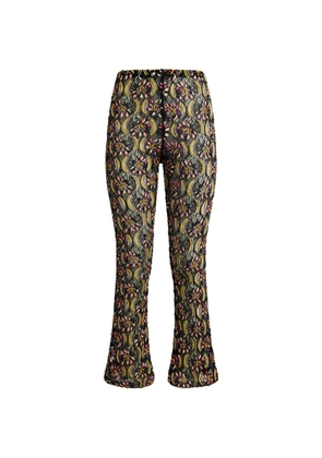 ETRO lace bead sequin trousers - Black