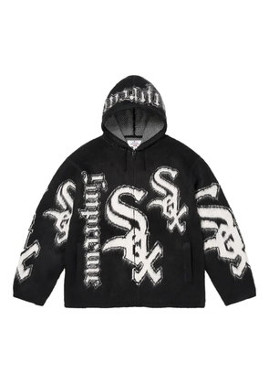 Supreme x Chicago White Sox zip-up hoodie - Black