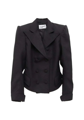 Vaquera double-breasted blazer - Black
