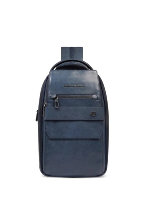 PIQUADRO Convertible zip-pocket backpack bag - Blue